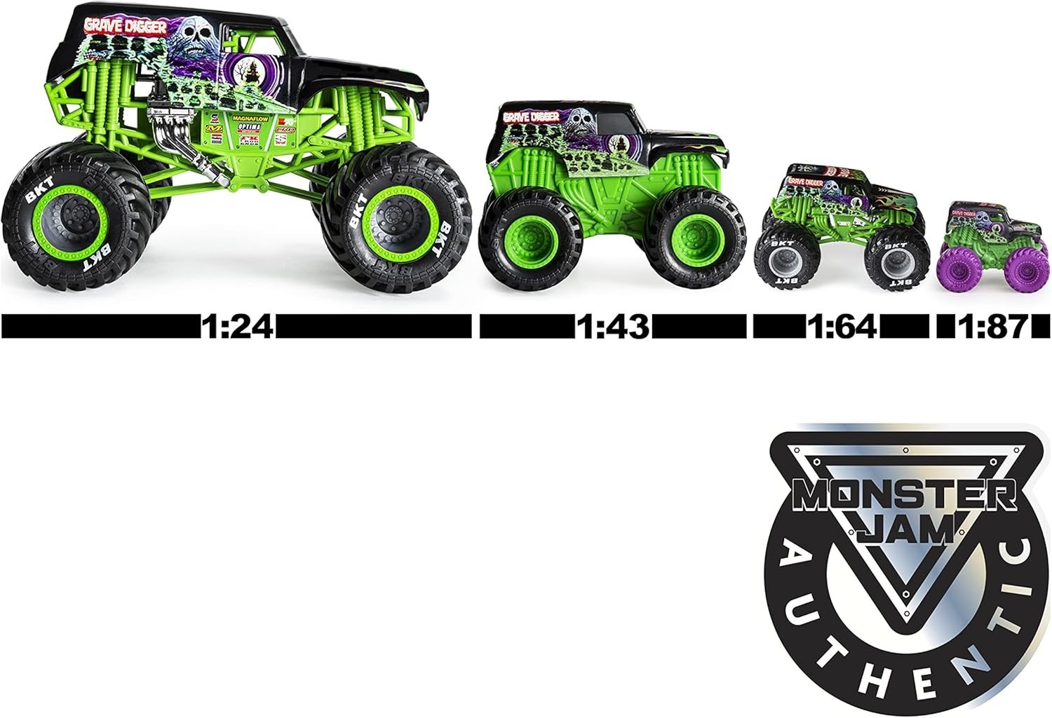 Monster Jam True Metal Realistic El Toro Loco Monster Truck Scale 1:24 Car Model