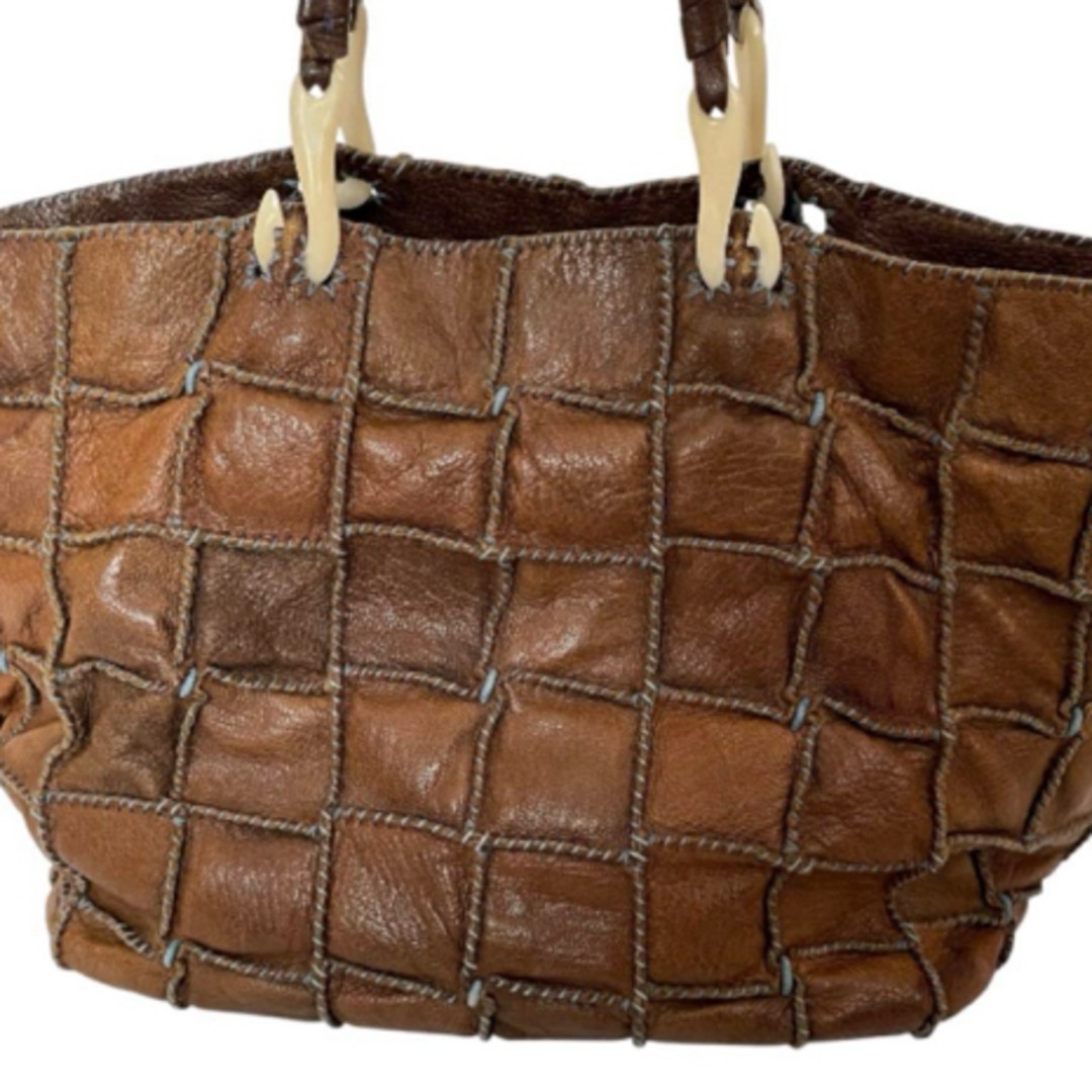 Jamin Puech Patchwork Tote Bag Leather H28xW28-47… - image 6