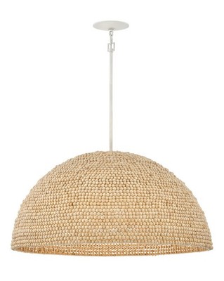 Textured Plaster LED Chandelier from the Dalia Collection