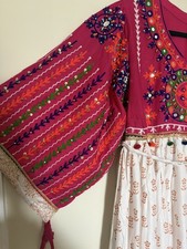 Afghan Maxi Dress - Green
