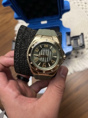 Green & gold Techno Marine Lusso Mare  Textured Dial  TM-225032 Brand New In Box