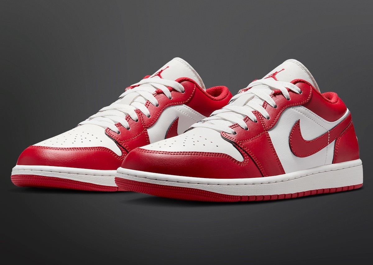 Nike Air Jordan 1 Low Shoe Varsity Red White New Beginnings