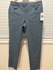 Vuori Men  s Meta Pant Athletic Slim, 32" Waist- 32  Inseam - Blue Sea- NWT