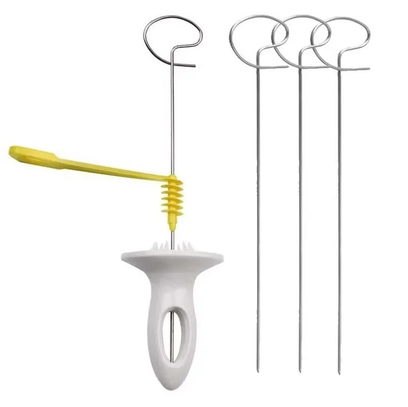 Spiral Potato Cutter Stainless Steel Vegetable Slicer Kitchen Tool NEW