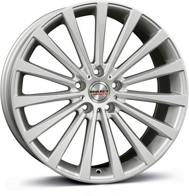 4x Alufelgen Borbet BLX brilliant silver 8,5x18 ET35 LK5 114 18 Zoll Felgen Alu