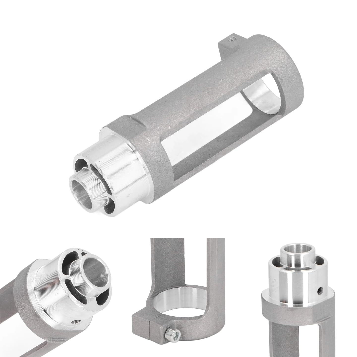 Square Hole Drill Bit Adapter, Mortising Attachment for Drill Press Easy - Thumbnail 7
