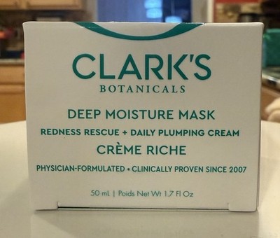 CLARK'S Botanicals Deep Moisture Mask Facial Cream Moisturizer 1.7 Oz Sealed