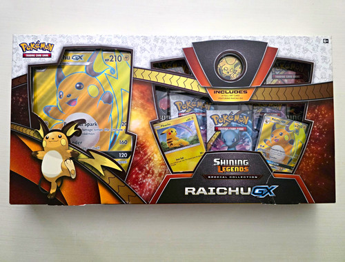 Pokémon TCG Shining Legends Raichu-GX Special Collection Promo Oversized