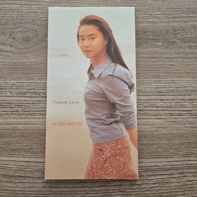 Alisa Mizuki : Forever Love 永遠の愛 (CD Columbia 1997) Tanzaku 8cm CD J-Pop Idol Ja