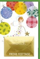 Weihnachten – Geldkarte - GlüCkwunschkarte Im Format 11,5 X 17 Cm Mit Umschlag -