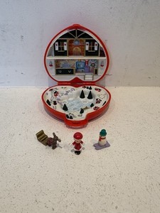 Polly Pocket Bluebird – Christmas 1989 – Figure Bonhomme De Neige – Vintage