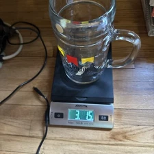 Vintage Old Michelob Beer 1 Liter LT Mug Glass NOS Austria 1980’s