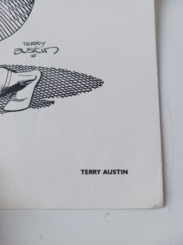 TERRY AUSTIN SUPERMAN 400 STAMPA LITOGRAFICA 10x14 1984 DC COMICS - Foto 4 di 4