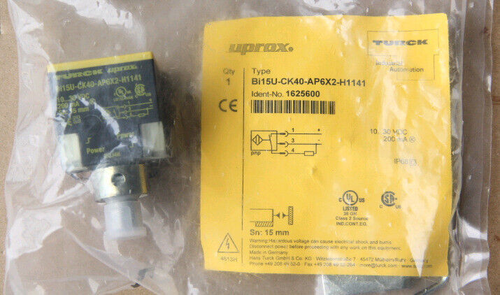1PC   Bi15U-CK40-AP6X2-H1141 Proximity Switch Bi15UCK40AP6X2H1141 New #A6-10