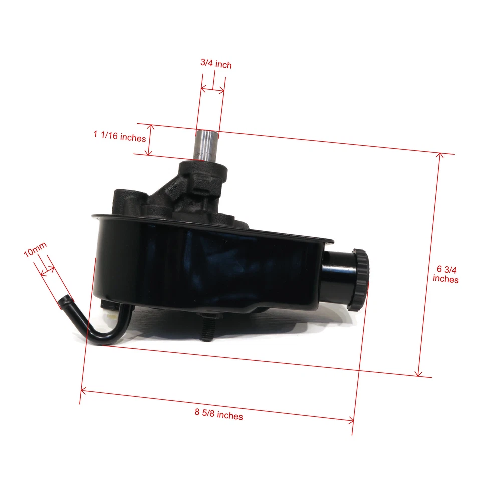 Power Steering Pump for MerCruiser 7.4L 454 V8 GM MPI Gen VI 0L010003-0M024330 - Image 3 of 4