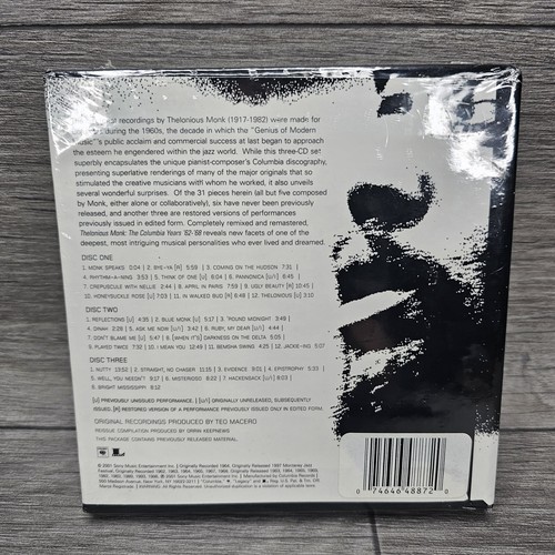 Thelonious Monk The Columbia Years 62-68 - 3 CD Set Jazz - Picture 2 of 7