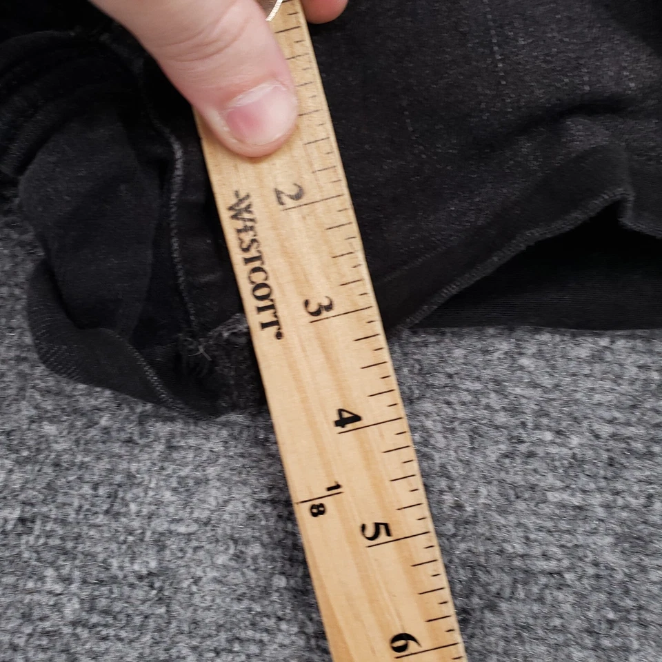 American Eagle Shorts Women 4 Black Super High Rise Shortie Next Level Stretch — 第 4/4 张图片