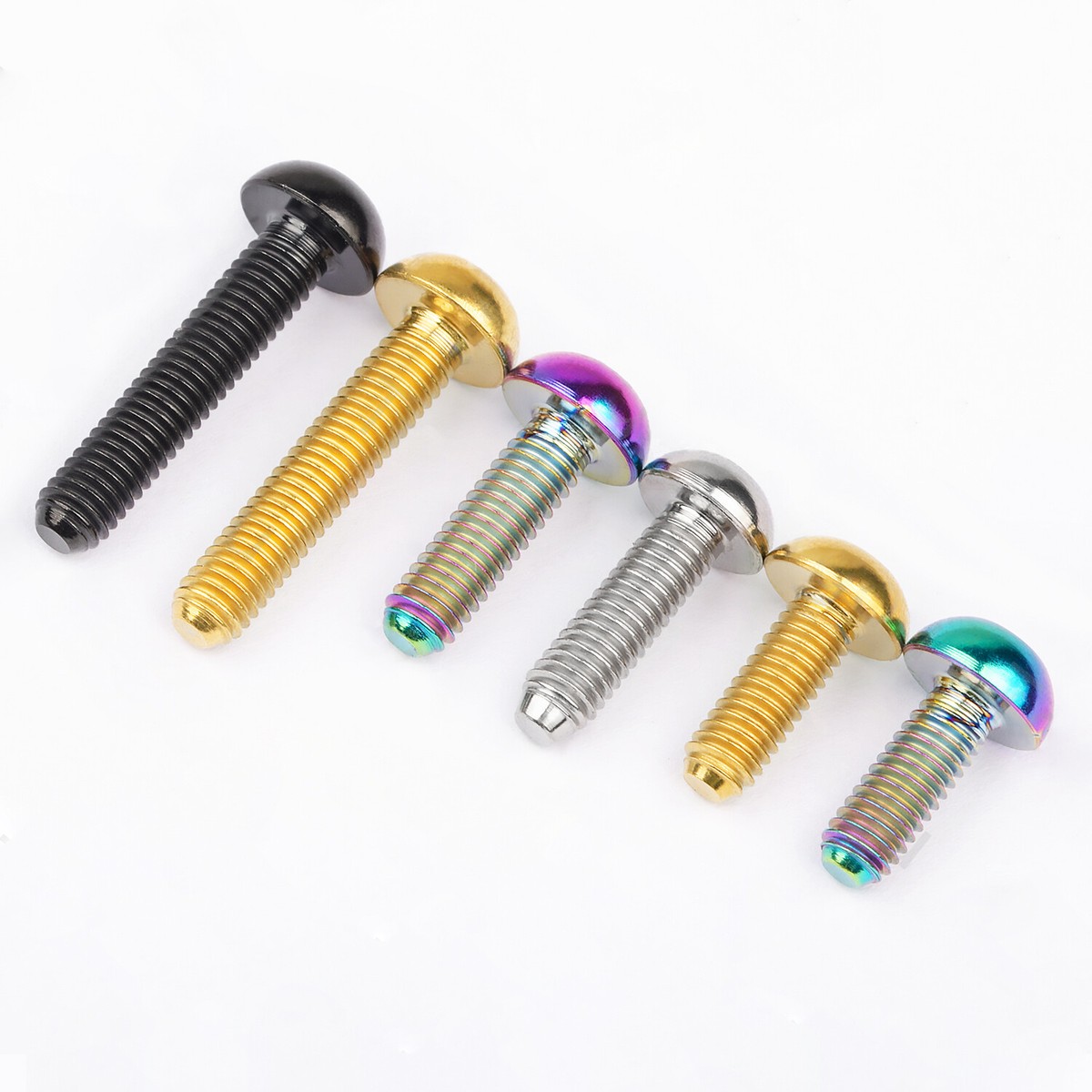 Innensechskant Knopfkopf Schrauben M3x12 Mm – Schwarz, 10 Stück