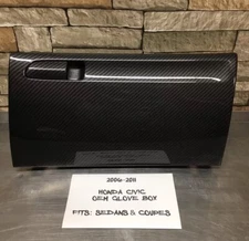 2006-11 Civic Glove Box Carbon Fiber Hydro Dipped Dip Vtec Jdm trim Password Si