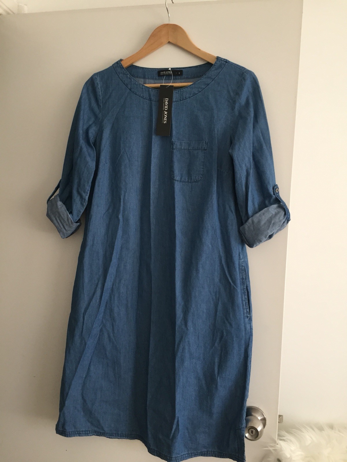 david jones denim dress