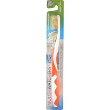 Doctor Plotkas Mouthwatchers Adult Soft Bristles Toothbrush Orange Color 1 Count