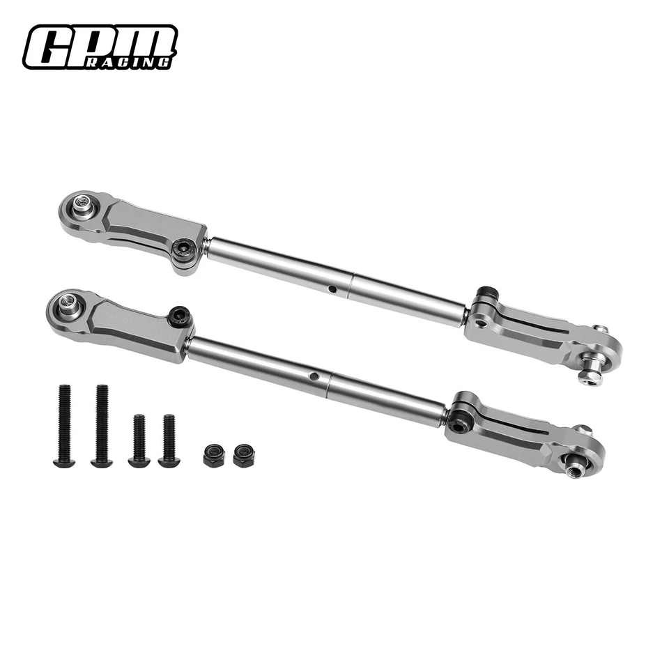 GPM Alloy+SST Adjustable Front Steering Tie Rod ARRMA 1/5 Kraton Outcast 8S EXB - Image 4 of 4