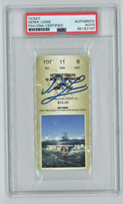 DEREK LOWE Signed AUTO PSA/DNA Ticket DEBUT TICKET June 6, 1997 Tigers Mariners
