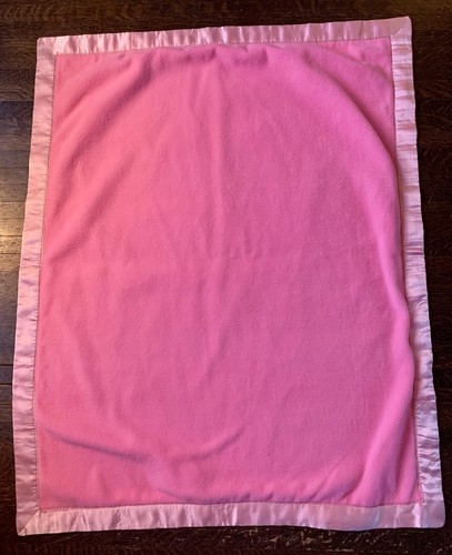 Precious Moments Baby Blanket Ark Chasing Rainbows Pastels Pink Satin Trim - Picture 4 of 6