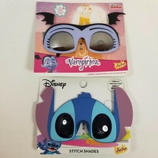 2 DISNEY Jr. Sunglasses - Vampirina    Lilo  Stitch - UV Protection Kids NEW