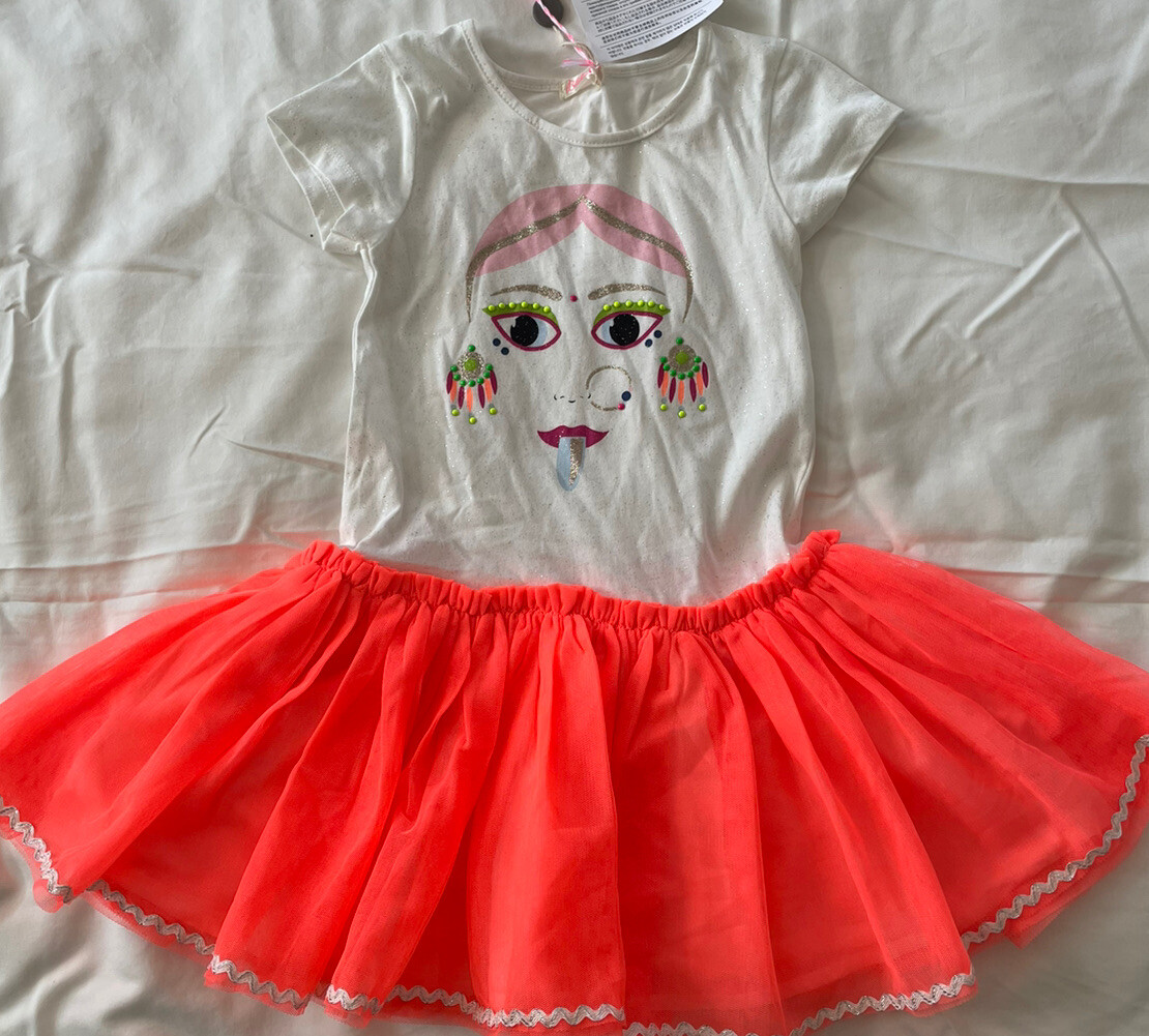 pink and orange tutu dress Orange Glow Tulle Party Dress