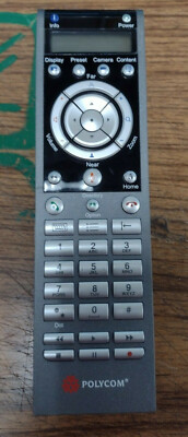 Polycom HDX Series Remote Control - Black (2201-52556-001) -Fast Shipping! #w15