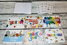 60 Sets Kids Thank You Cards For Classroom Fill In The Blanks With Envelopes
