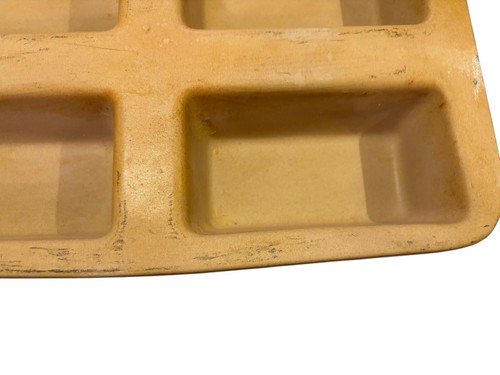 Panero Pampered Chef Mini 4 Panes Gres 15"x 9" Colección Patrimonio Familiar - Imagen 7 de 11