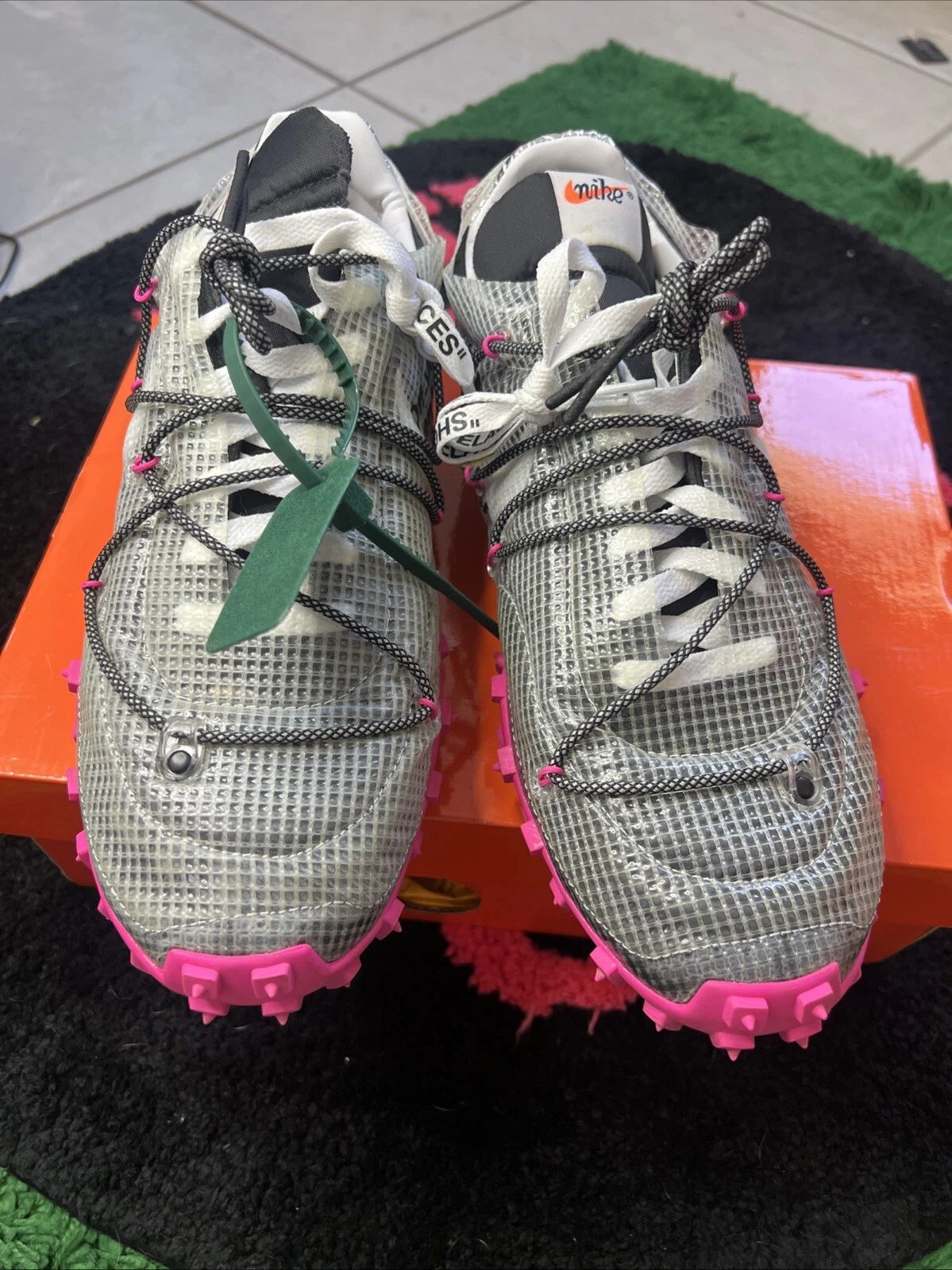 OFF WHITE X NIKE Nike Off White x Waffle Racer fucsia