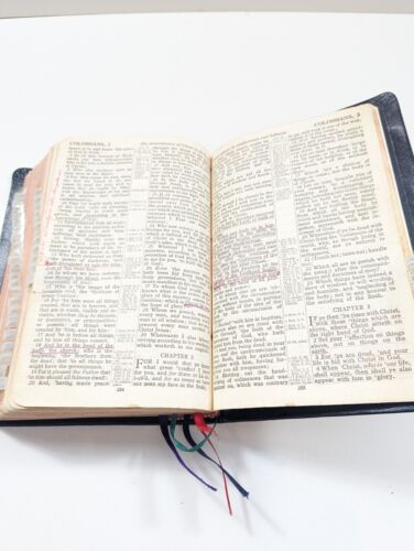 Holy Bible KJV - Large Print - Collins Clear Type Press PCE C. 1958 - Picture 2 of 14