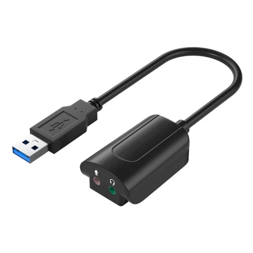 USB3.0 to 3.5MM Output Microphone Input Converter 7.1 USB External Sound Card