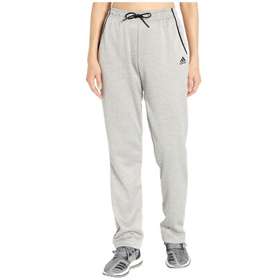 adidas Women's Team Issue Open Hemmed Gray Pants- NWT