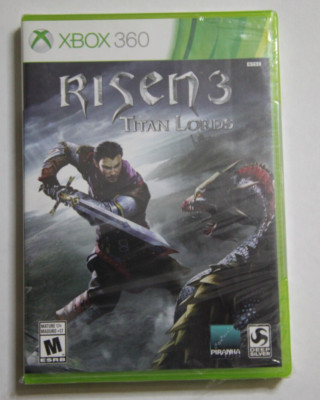 Risen 3: Titan Lords (Microsoft Xbox 360, 2014) * Box in english and spanish