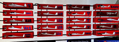 3er SET Segelflugzeug Glider Pilot  REMOVE Before Flight  YAKAiR Aviator