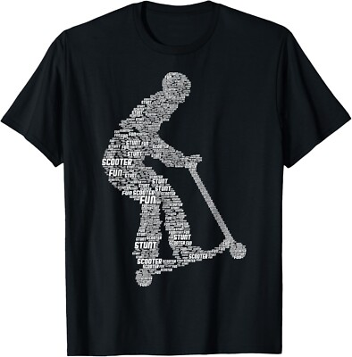 Scooter Stunt Tricks E-Scooter Rider Boys Gift Unisex T-Shirt