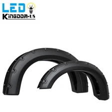 4PC Fender Flares for 08-10 Ford F-250 F-350 Super Duty Pocket Rivet Style Black