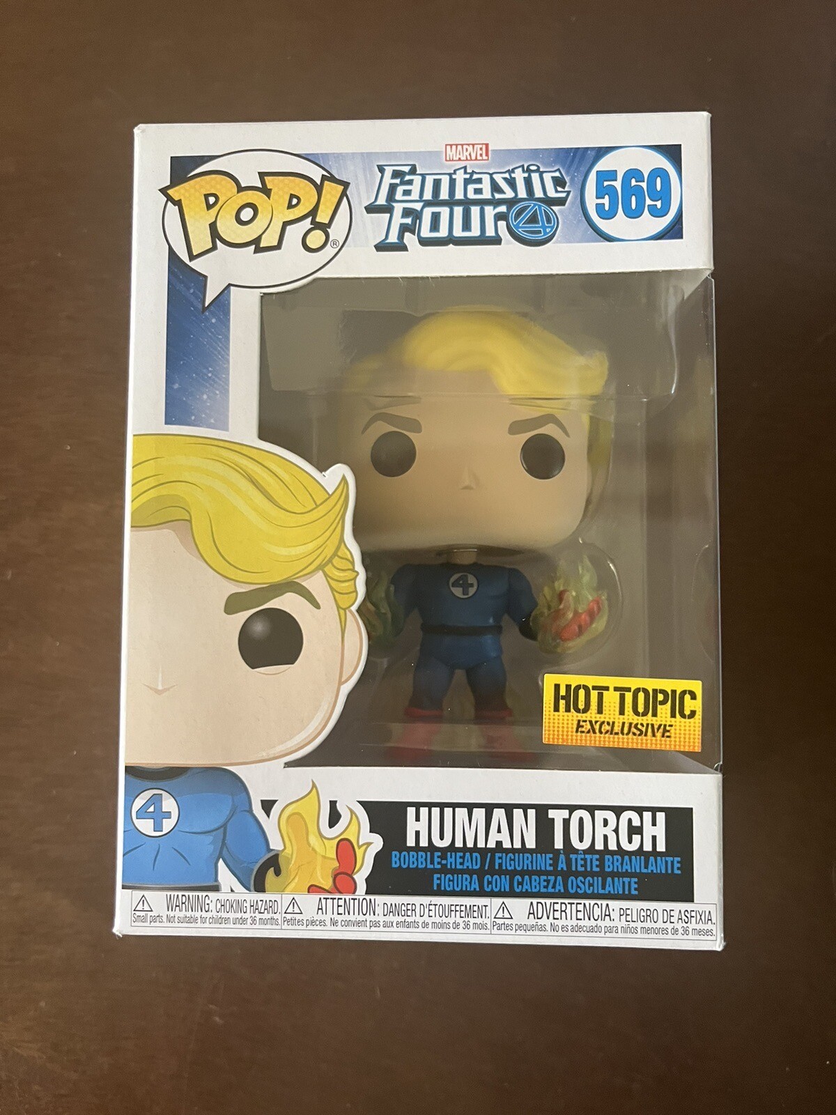 En Oferta Funko Pop! Vinyl: Marvel - Human Torch - Hot Topic (Ht) (Exclusive) #569