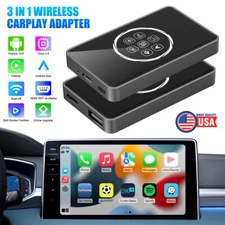 Wired to Wireless Carplay Adapter Car TV Mate HDMI Out Screen Cast Plug & Play**