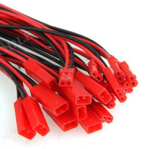 3 Pair 2 Pin Two Way JST Electrical Connector Plug 0.25 mm2 10cm Wire UK - Picture 3 of 3