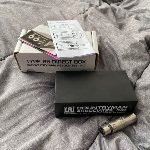 Countryman Associates Type 85 FET Class A Discrete Direct Box DI w