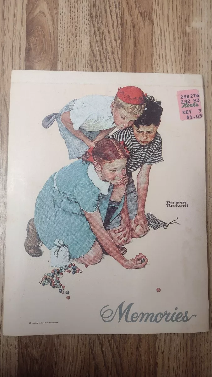 2 Norman Rockwell Memories Whiting Stationary 1982 Curtis Publishing 36 Sheets