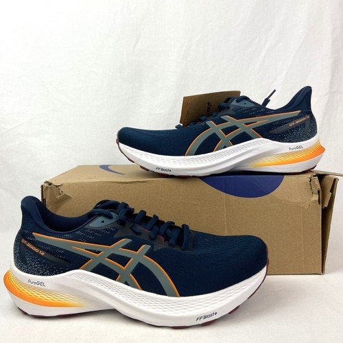 Asics GT2000 12 Athletic Shoes In French Blue/Teal(1011B686401)Men's