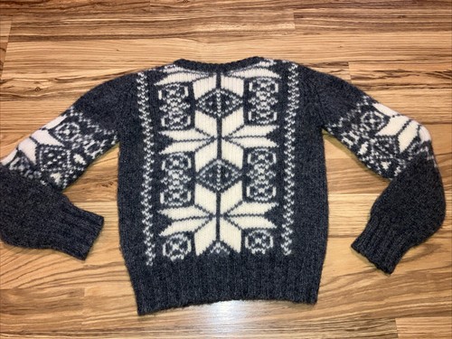 Girls Wool Snow Flake Sweater Size 8 100% Wool - Picture 6 of 7