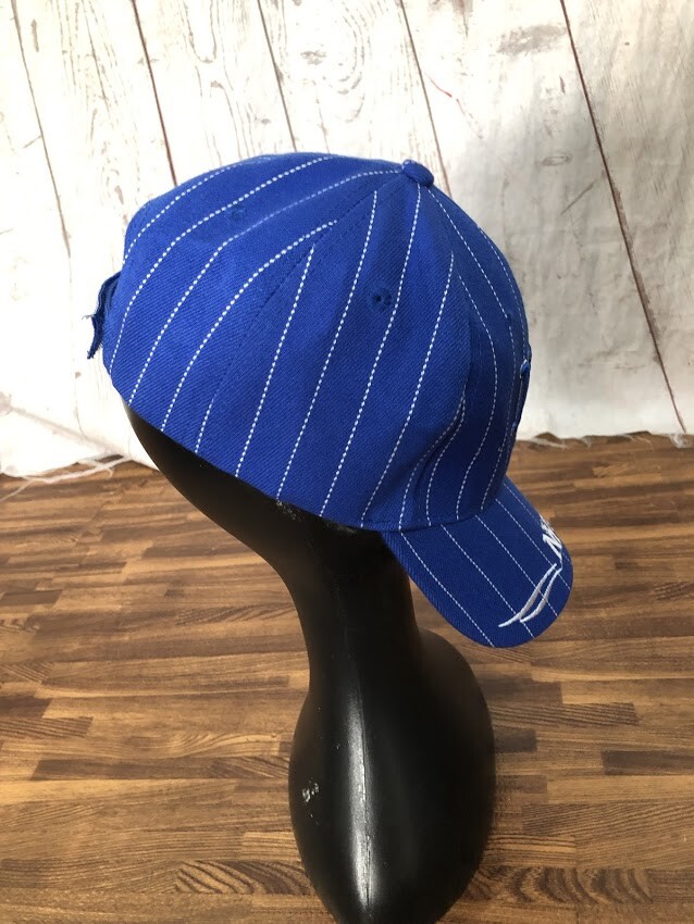 Unisex Blue with White Stripes Baseball Cap - NEW YORK