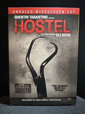 Hostel DVD Unrated with Slipcover- Eli Roth